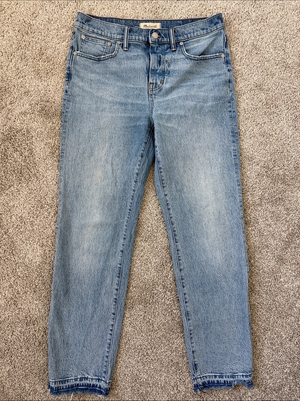 Madewell mid rise 90s straight jeans